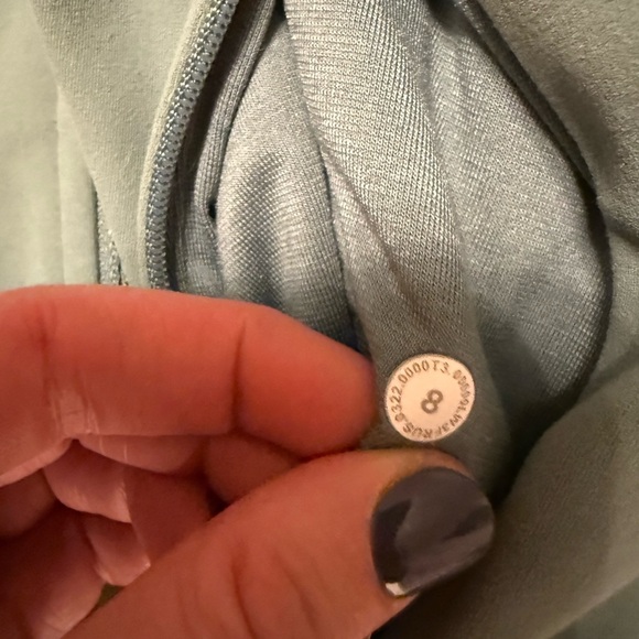 Lululemon Cropped Define Zip-Up Workout Yoga Jacket Nulu Medium Forest Green 8 - Picture 8 of 10